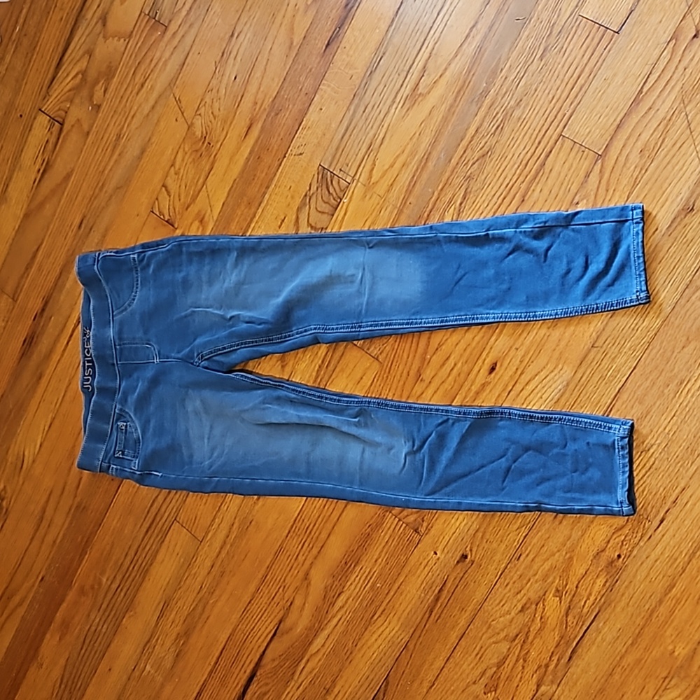 Girls Justice Jeans/Jeggings, size 14, like New! Light Jean color